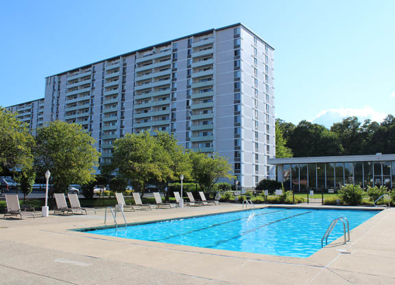 Outdoor Pool at Gates Mills Place, Mayfield Heights, OH, 44124