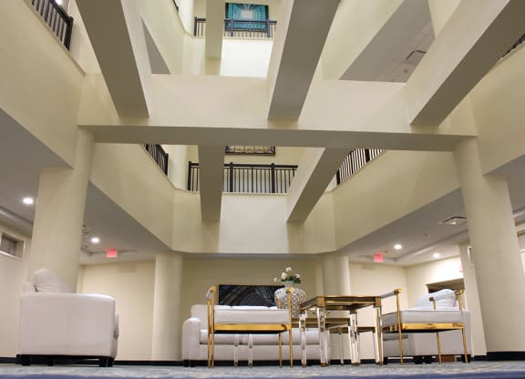 Residential Atrium at Residences at Halle