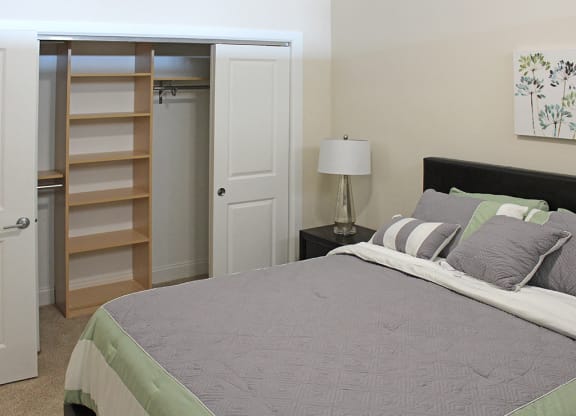 Built-In Shelving In Closet at Residences at Halle, Cleveland
