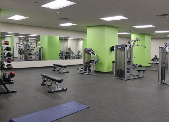 World-Class Fitness Center at Residences at Halle, Ohio