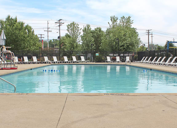 Sparkling Outdoor Swimming Pool at Water's Edge, Euclid, OH, 44123