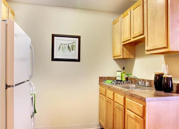 Model Kitchen at Lakeland Terrace in Euclid, OH