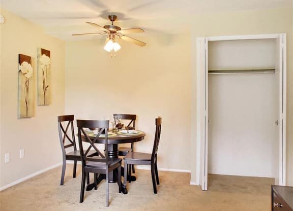 Model Dining Area at Lakeland Terrace in Euclid, OH