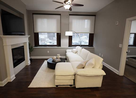 Living Room at Residences at Leader, Cleveland, OH, 44114