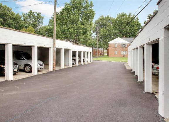 Carport Parking Available at Morgan Park Apartments in Euclid, OH