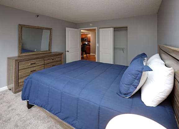 Newly Renovated Model Suite at Reserve Square in Cleveland OH - Bedroom