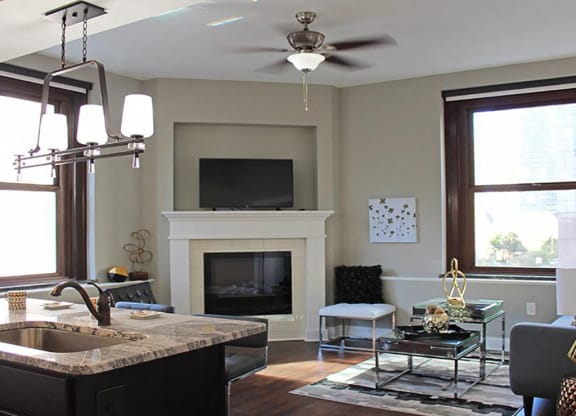 Hard Surface Flooring in All Suites at Residences at Leader, Cleveland, OH
