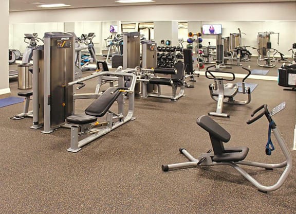 Building Amenities - Fitness Center at Residences at Leader, Cleveland, 44114