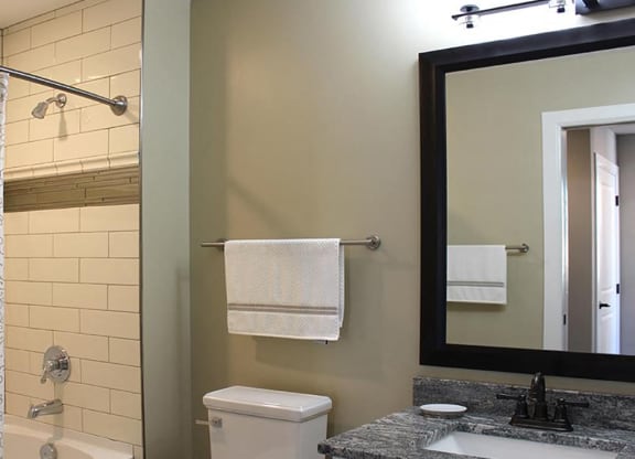 Style 09 Model - 2 Bedroom 2 Bathroom - Bathroom 2 at Residences at Leader, Cleveland