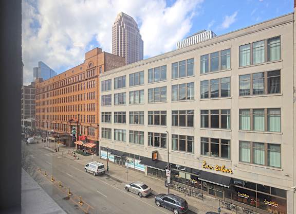 Model Apartment View at The Electric Building Cleveland