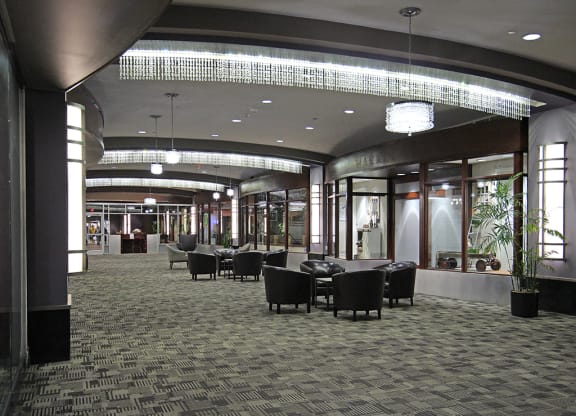 Brand New Furniture and Carpet in 1st Floor Lounge Area at Reserve Square, Cleveland, OH