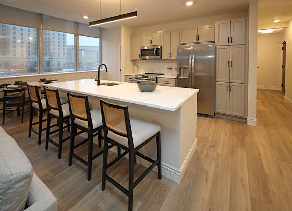 Residences at 55 - Model A2 - Kitchen