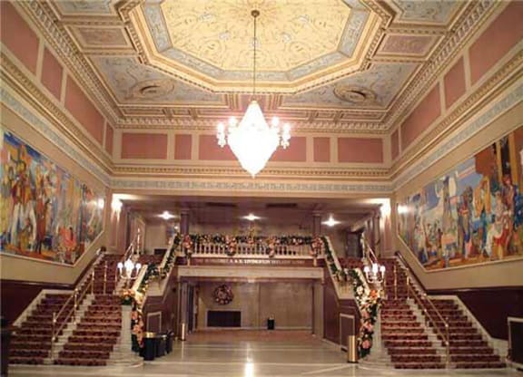 High Ceiling Hall at The Residences At Hanna Apartments, Cleveland