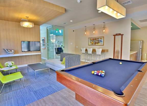 Clubhouse With Billiards Table at Norwalk Metropointe, Norwalk, 90650  
