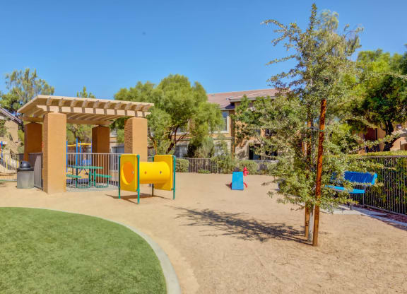 Outdoor kids play area