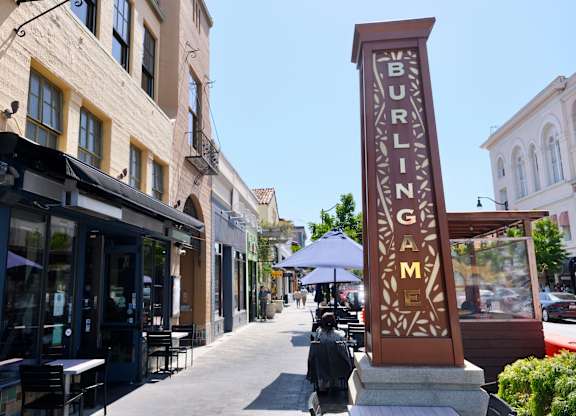 downtown burlingame at Bayswater Apartments, California, 94010