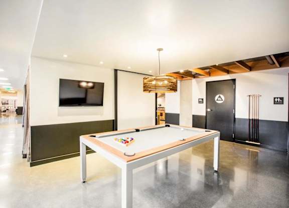 Billiards Table at The Rise, California  