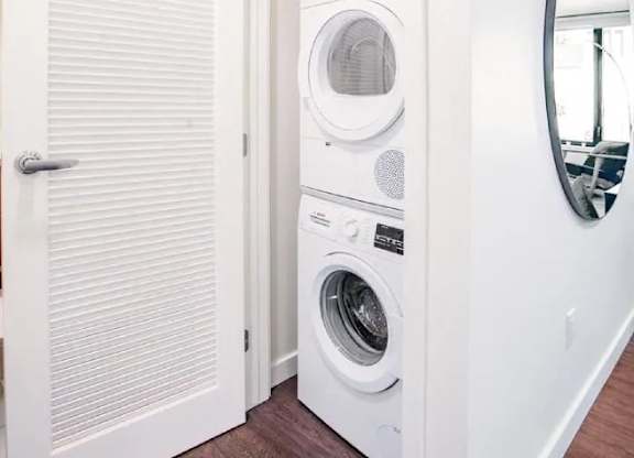 Washer Dryer In Unit at The Rise, San Francisco California  