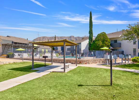 outside courtyard
