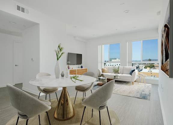 Dining Room at 422 South Lake, Los Angeles California  