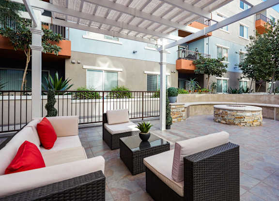 Outdoor Patio at 6940 Sepulveda, Van Nuys, CA 91405  
