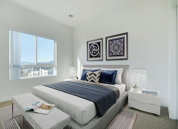 Spacious Bedroom at Grand View Towers, Los Angeles, 90057  