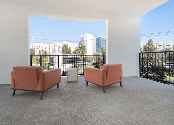 Balcony And Patio at Grand View Towers, Los Angeles  