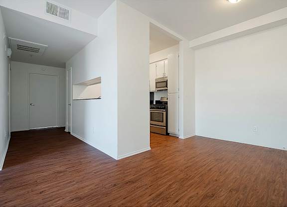 Unfurnished Living Area at Plaza Lafayette, Los Angeles California  