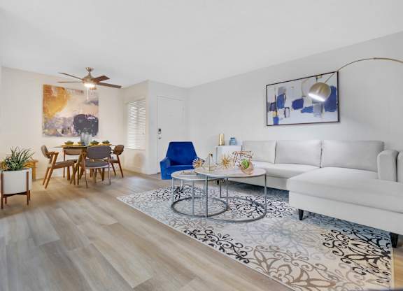 Spacious Living Room at Verandas Apartments, West Covina