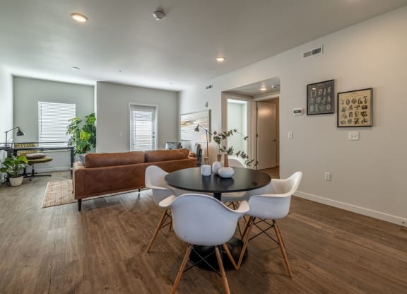 dining table room at Sagecrest Apartments, Wenatchee, 98801