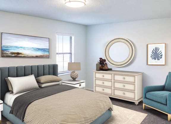 Bedroom at The Ridge Overland Park, Overland Park