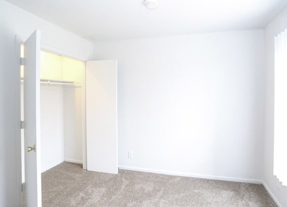 2nd bedroom closet 1510 square feet  at Canyon Creek Apartments, Kansas City, MO