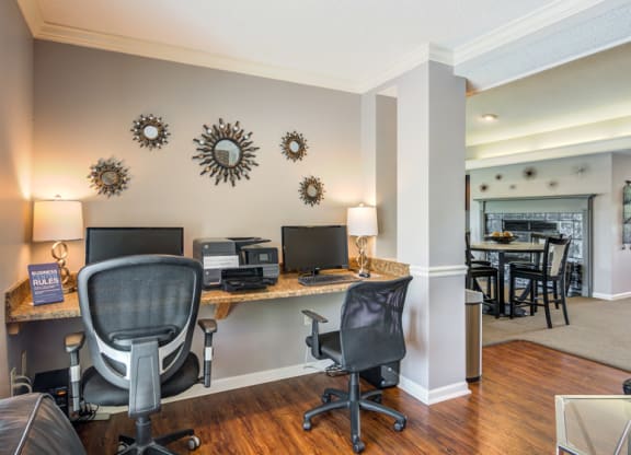 Resident Business Center at Coach House Apartments, Missouri, 64131