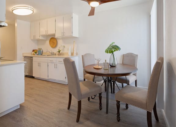 Elegant Dining Room at Three Crown Apartments, Alameda, CA, 94501