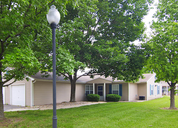 Lawn area at Cottages of Topeka, Topeka, Kansas