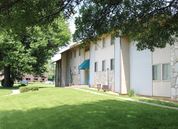 Renovated Building at Gatehouse Apartments, Kansas City, Missouri