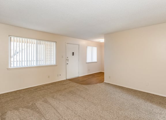 2x1 East 2nd Living Room at Raintree Apartments, Topeka, Kansas