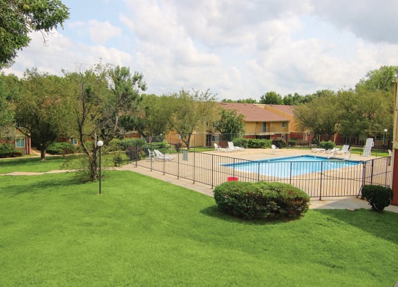 Raintree Pool at Raintree Apartments, Topeka, KS