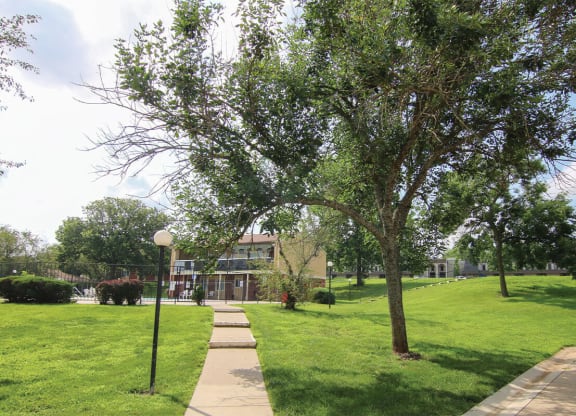 Raintree Pool Entry at Raintree Apartments, Topeka, KS, 66614