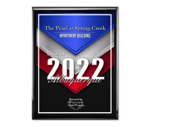 2022 Best Albuquerque Apartment Building Award