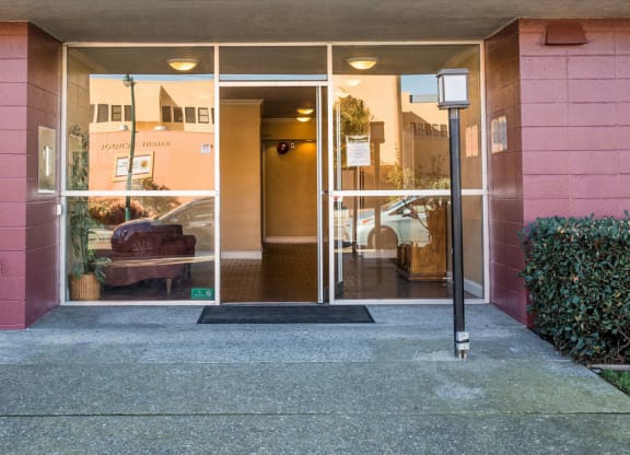 Front Entrance To Property at Three Crown Apartments, California