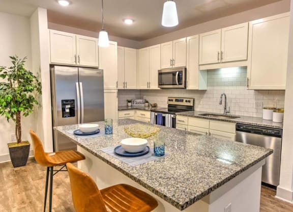 Kitchen with Granite Countertops at Fountainhead, Jacksonville, FL, 32258