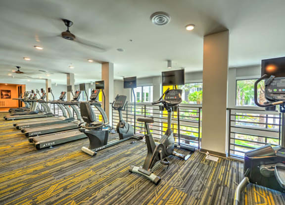 exercise equipment at the reserve at johns creek walk  at Fusion, Florida, 32256