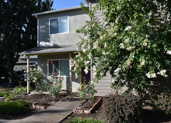 Mutual Housing at Sky Park exterior photo - units and lawn/pathway