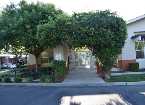 Tremont Green Mutual Housing Community office/community room, pergola entrance