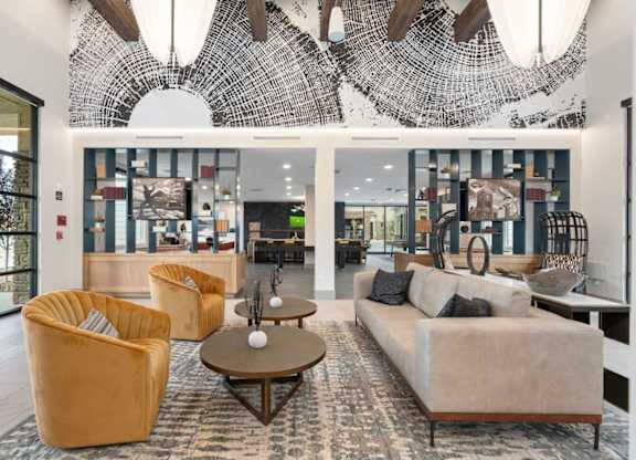 Clubhouse with seating area