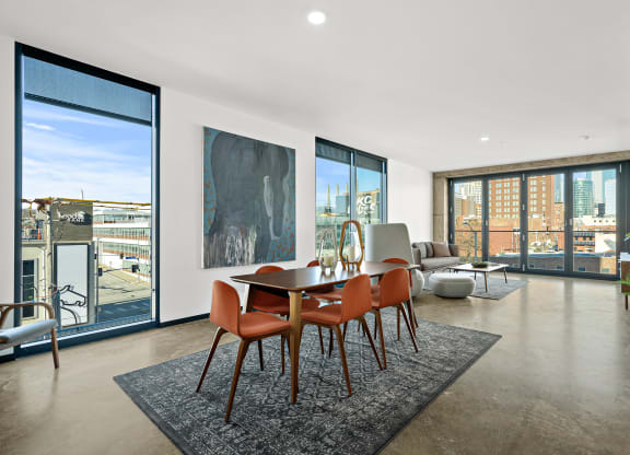 Reverb Dining Room and Living Room