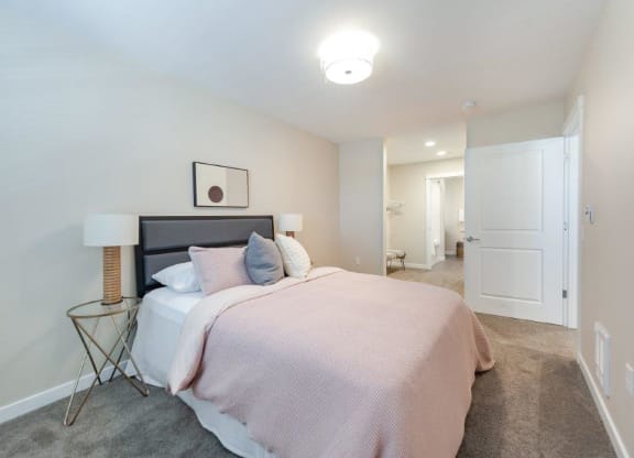 192nd West Lofts Bedroom with Attached Walk-In Closet