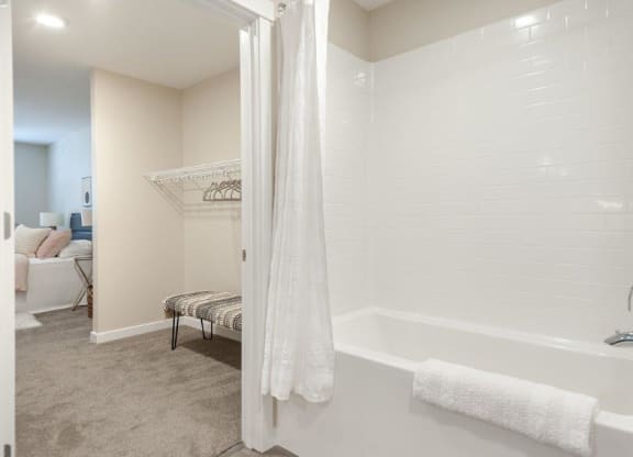 192nd West Lofts Bathroom and Attached Walk-In Closet