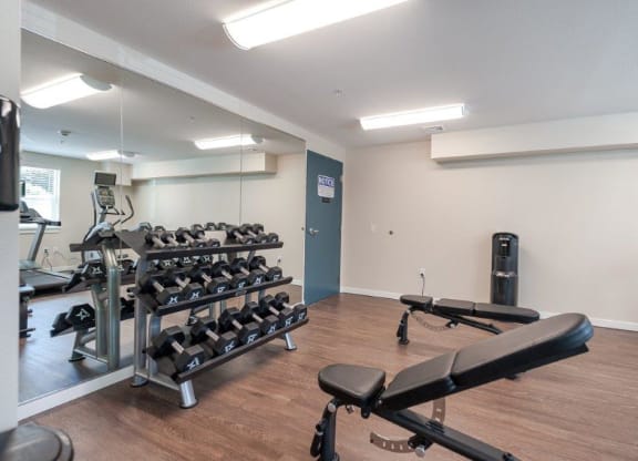 192nd West Lofts Fitness Center with Weights